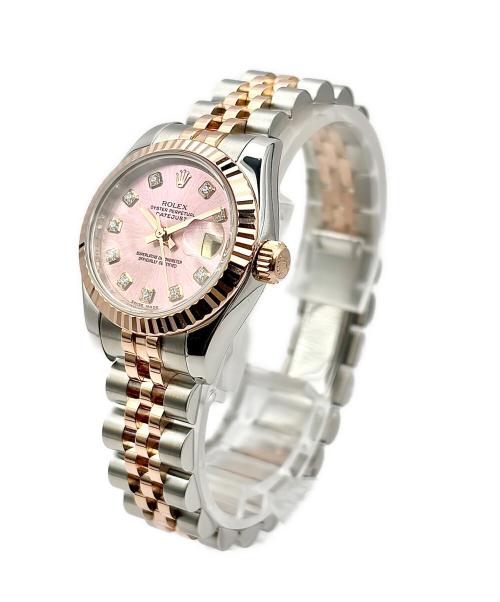 ROLEX（ロレックス）ROLEX (ロレックス) Datejust 26 デイトジャスト26 Ref:179171G ピンク文字盤 ピンク文字盤 サイズ:26mm/16cmの古着・服飾アイテム