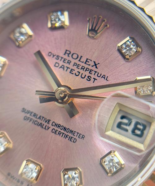ROLEX（ロレックス）ROLEX (ロレックス) Datejust 26 デイトジャスト26 Ref:179171G ピンク文字盤 ピンク文字盤 サイズ:26mm/16cmの古着・服飾アイテム