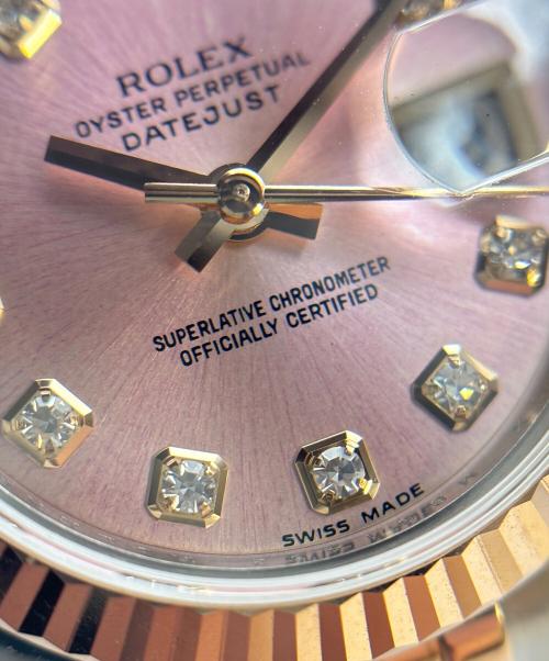 ROLEX（ロレックス）ROLEX (ロレックス) Datejust 26 デイトジャスト26 Ref:179171G ピンク文字盤 ピンク文字盤 サイズ:26mm/16cmの古着・服飾アイテム