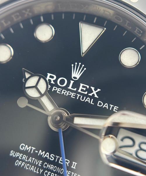 ROLEX（ロレックス）ROLEX (ロレックス) GMT-Master II GMTマスターⅡ Ref:126710BLNR 黒文字盤 黒文字盤 サイズ:40mm/18.5cmの古着・服飾アイテム