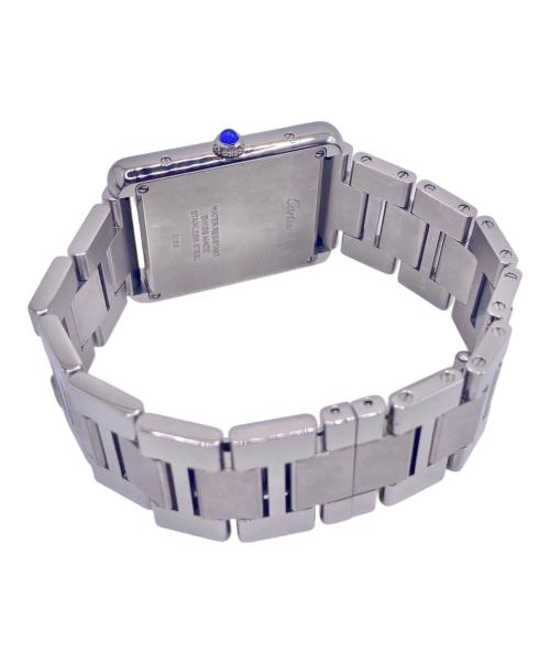 Cartier（カルティエ）Cartier (カルティエ) Cartier Tank Solo タンクソロLM Ref.W5200014 シルバー文字盤 シルバー文字盤 サイズ:LM/27㎜/15.5㎜の古着・服飾アイテム