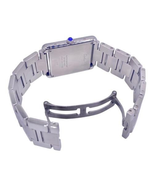 Cartier（カルティエ）Cartier (カルティエ) Cartier Tank Solo タンクソロLM Ref.W5200014 シルバー文字盤 シルバー文字盤 サイズ:LM/27㎜/15.5㎜の古着・服飾アイテム