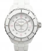 CHANELシャネル）の古着「J12 Pink Light J12 ピンクライト Ref.H4864 38mm」｜白文字盤