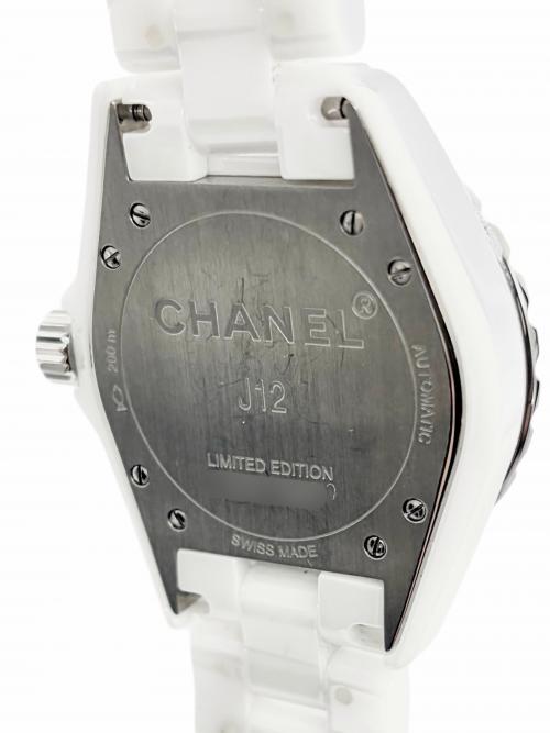 CHANEL（シャネル）CHANEL (シャネル) J12 Pink Light J12 ピンクライト Ref.H4864 38mm 白文字盤 サイズ:38.0mm/17.5cmの古着・服飾アイテム