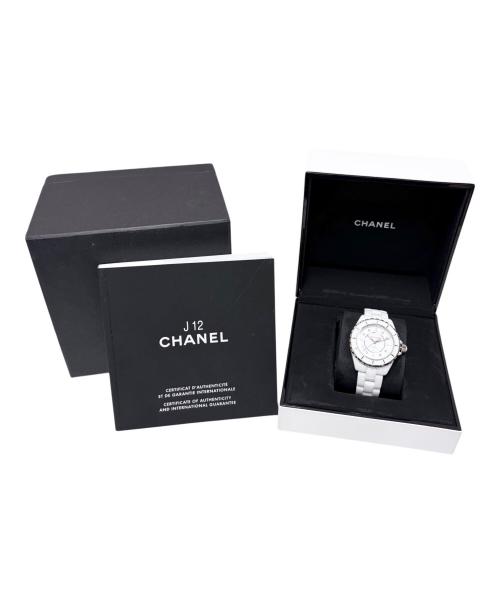 CHANEL（シャネル）CHANEL (シャネル) J12 Pink Light J12 ピンクライト Ref.H4864 38mm 白文字盤 サイズ:38.0mm/17.5cmの古着・服飾アイテム