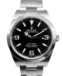 ROLEX（ロレックス）の古着「Explorer エクスプローラーⅠ Ref.214270 39mm 黒文字盤」｜黒文字盤