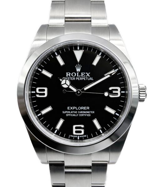 ROLEX（ロレックス）ROLEX (ロレックス) Explorer エクスプローラーⅠ Ref.214270 39mm 黒文字盤 黒文字盤 サイズ:39mm/18.5cmの古着・服飾アイテム