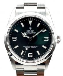 ROLEX（ロレックス）の古着「Explorer エクスプローラーⅠ Ref:114270 黒文字盤」｜黒文字盤