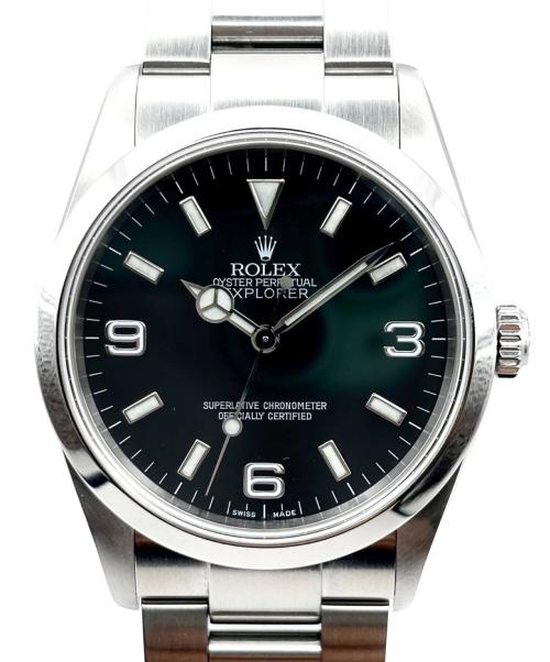 ROLEX（ロレックス）ROLEX (ロレックス) Explorer エクスプローラーⅠ Ref:114270 黒文字盤 黒文字盤 サイズ:36mm/16cmの古着・服飾アイテム