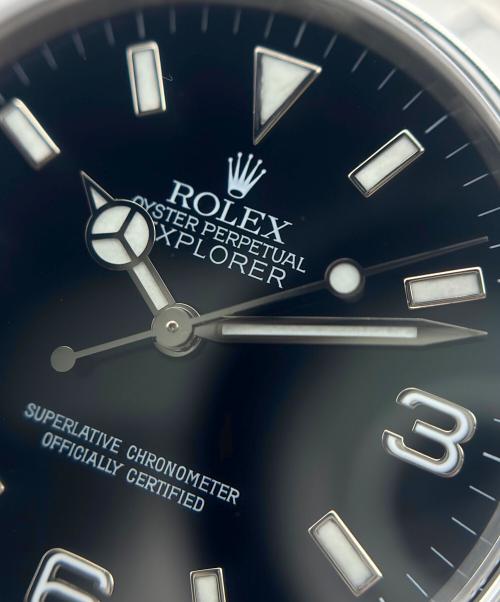 ROLEX（ロレックス）ROLEX (ロレックス) Explorer エクスプローラーⅠ Ref:114270 黒文字盤 黒文字盤 サイズ:36mm/16cmの古着・服飾アイテム