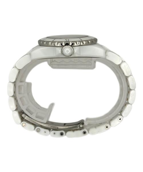 CHANEL（シャネル）CHANEL (シャネル) J12 H1628/12P ダイヤモンド/J12 デイト/クォーツ/腕時計 白文字盤 サイズ:33cmの古着・服飾アイテム