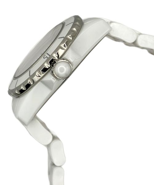 CHANEL（シャネル）CHANEL (シャネル) J12 H1628/12P ダイヤモンド/J12 デイト/クォーツ/腕時計 白文字盤 サイズ:33cmの古着・服飾アイテム