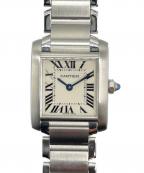 Cartierカルティエ）の古着「Tank Francaise SM タンクフランセーズ SM Ref:W51008Q3 アイボリー文字盤」｜アイボリー文字盤