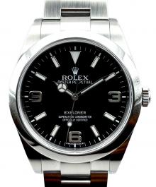 ROLEX（ロレックス）の古着「Explorer エクスプローラーⅠ Ref:214270 黒文字盤」｜黒文字盤