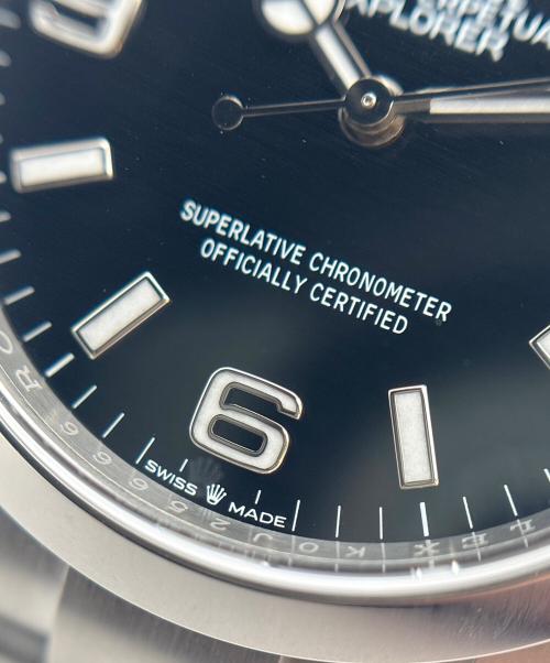 ROLEX（ロレックス）ROLEX (ロレックス) Explorer 36 エクスプローラー36 Ref:124270 黒文字盤 黒文字盤 サイズ:36.0mm/18.0cmの古着・服飾アイテム