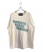 LOUIS VUITTONルイ ヴィトン）の古着「メゾンロゴTシャツ」｜ホワイト