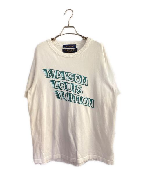 LOUIS VUITTON（ルイ ヴィトン）LOUIS VUITTON (ルイ ヴィトン) メゾンロゴTシャツ ホワイト サイズ:Lの古着・服飾アイテム