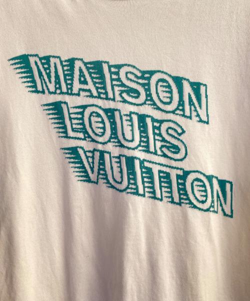 LOUIS VUITTON（ルイ ヴィトン）LOUIS VUITTON (ルイ ヴィトン) メゾンロゴTシャツ ホワイト サイズ:Lの古着・服飾アイテム