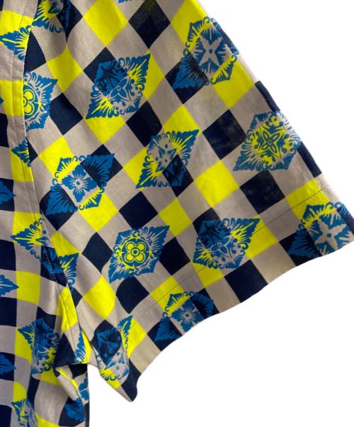 LOUIS VUITTON（ルイ ヴィトン）LOUIS VUITTON (ルイ ヴィトン) ダミエマサイチェック半袖シャツ 黄緑 サイズ:Mの古着・服飾アイテム