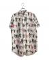 BLACK COMME des GARCONS（ブラックコムデギャルソン）の古着「音符柄半袖シャツ」｜ホワイト