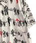 中古・古着 BLACK COMME des GARCONS (ブラックコムデギャルソン) 音符柄半袖シャツ ホワイト サイズ:XL：8000円