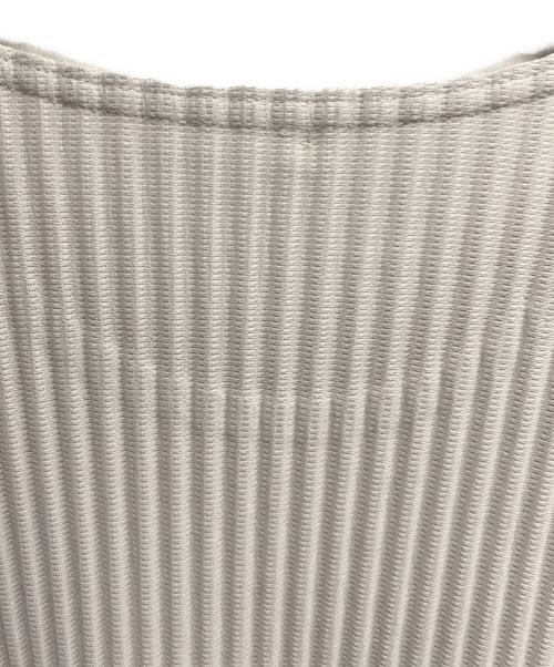HOMME PLISSE ISSEY MIYAKE（オム プリッセ イッセイ ミヤケ）HOMME PLISSE ISSEY MIYAKE (オム プリッセ イッセイ ミヤケ) プリーツカットソー ライトグレー サイズ:2の古着・服飾アイテム