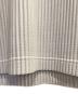 中古・古着 HOMME PLISSE ISSEY MIYAKE (オム プリッセ イッセイ ミヤケ) プリーツカットソー ライトグレー サイズ:2：25000円