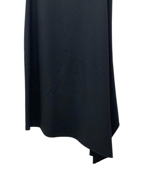 Y's（ワイズ）Y's (ワイズ) アシンメトリーノースリーブワンピース ブラック サイズ:2の古着・服飾アイテム