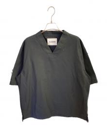 JIL SANDER（ジルサンダー）の古着「ＶネックTシャツ」｜ブラック
