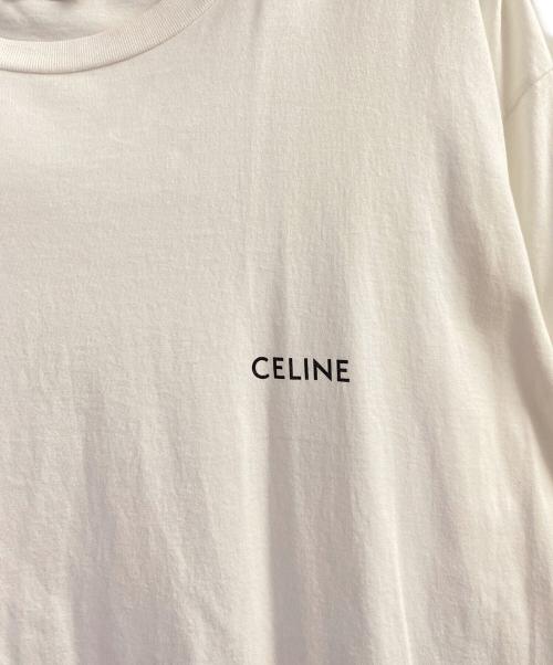 CELINE（セリーヌ）CELINE (セリーヌ) ロゴTシャツ ホワイト サイズ:Mの古着・服飾アイテム