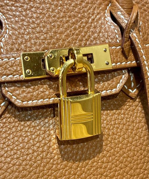 HERMES（エルメス）HERMES (エルメス) バーキン25/ゴールド金具/トゴ/□Q刻印:2013年/ゴールド ゴールド サイズ:25の古着・服飾アイテム