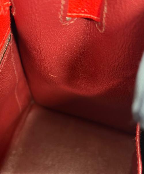 HERMES（エルメス）HERMES (エルメス) ケリー28/ヴェルソ/外縫い/エプソン/ルージュクー×ルージュグレナ/Y刻印：2020年製造/シルバー金具 ルージュクー×ルージュグレナ サイズ:28の古着・服飾アイテム