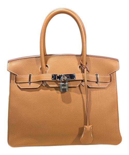 HERMES（エルメス）HERMES (エルメス) Birkin 30 バーキン 30/トゴ/ゴールド/A刻印：2017年製造/シルバー金具 ゴールド サイズ:30の古着・服飾アイテム