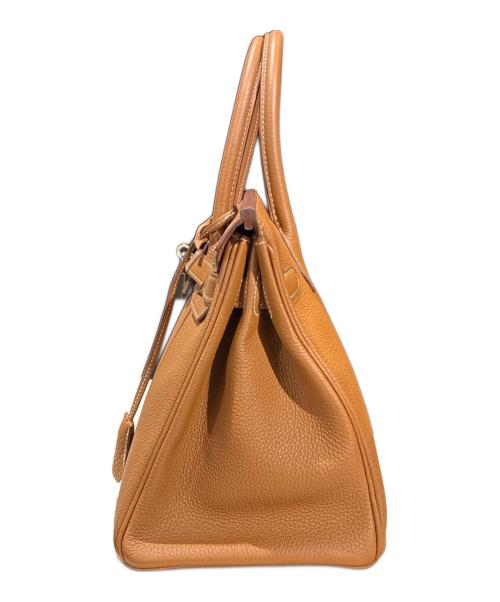 HERMES（エルメス）HERMES (エルメス) Birkin 30 バーキン 30/トゴ/ゴールド/A刻印：2017年製造/シルバー金具 ゴールド サイズ:30の古着・服飾アイテム