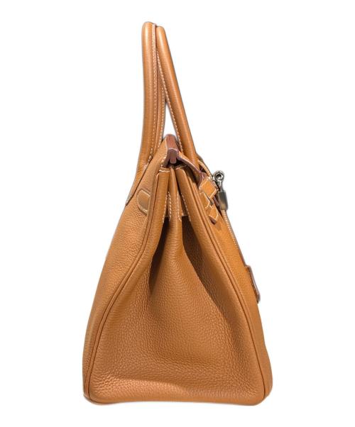 HERMES（エルメス）HERMES (エルメス) Birkin 30 バーキン 30/トゴ/ゴールド/A刻印：2017年製造/シルバー金具 ゴールド サイズ:30の古着・服飾アイテム