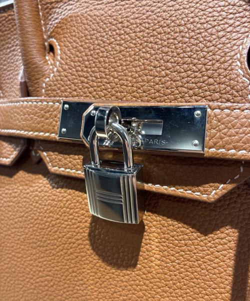 HERMES（エルメス）HERMES (エルメス) Birkin 30 バーキン 30/トゴ/ゴールド/A刻印：2017年製造/シルバー金具 ゴールド サイズ:30の古着・服飾アイテム