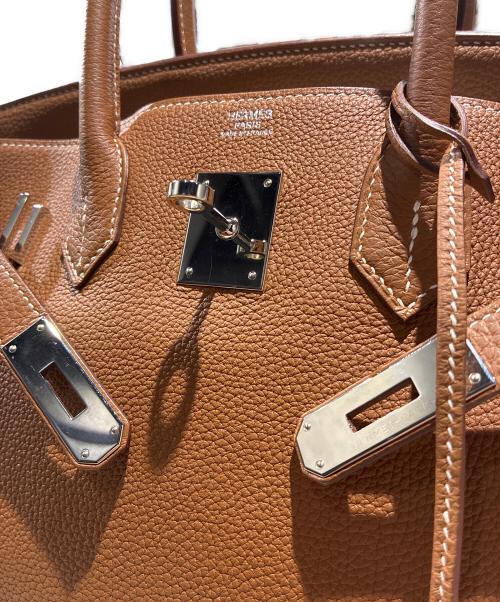HERMES（エルメス）HERMES (エルメス) Birkin 30 バーキン 30/トゴ/ゴールド/A刻印：2017年製造/シルバー金具 ゴールド サイズ:30の古着・服飾アイテム
