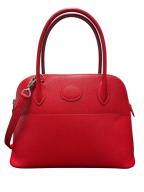 HERMESエルメス）の古着「ボリード 27/ヴォーエプソン/ルージュヴィフ/T刻印：2015年製造/シルバー金具」｜ルージュヴィフ