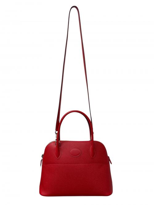 HERMES（エルメス）HERMES (エルメス) ボリード 27/ヴォーエプソン/ルージュヴィフ/T刻印：2015年製造/シルバー金具 ルージュヴィフ サイズ:27の古着・服飾アイテム