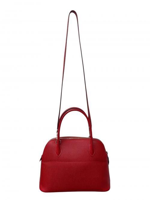 HERMES（エルメス）HERMES (エルメス) ボリード 27/ヴォーエプソン/ルージュヴィフ/T刻印：2015年製造/シルバー金具 ルージュヴィフ サイズ:27の古着・服飾アイテム