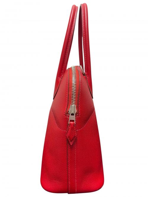 HERMES（エルメス）HERMES (エルメス) ボリード 27/ヴォーエプソン/ルージュヴィフ/T刻印：2015年製造/シルバー金具 ルージュヴィフ サイズ:27の古着・服飾アイテム