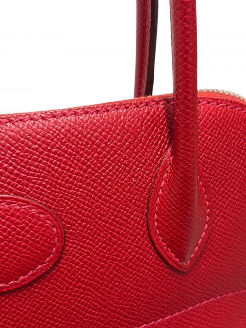 HERMES（エルメス）HERMES (エルメス) ボリード 27/ヴォーエプソン/ルージュヴィフ/T刻印：2015年製造/シルバー金具 ルージュヴィフ サイズ:27の古着・服飾アイテム