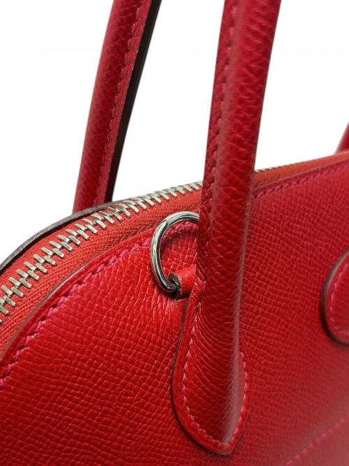 HERMES（エルメス）HERMES (エルメス) ボリード 27/ヴォーエプソン/ルージュヴィフ/T刻印：2015年製造/シルバー金具 ルージュヴィフ サイズ:27の古着・服飾アイテム