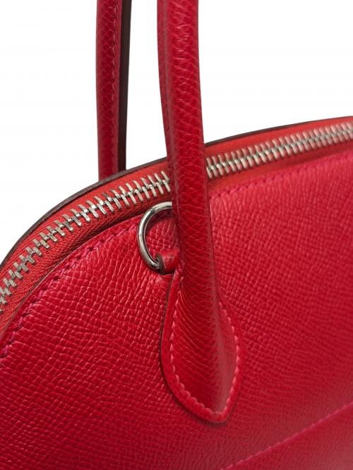 HERMES（エルメス）HERMES (エルメス) ボリード 27/ヴォーエプソン/ルージュヴィフ/T刻印：2015年製造/シルバー金具 ルージュヴィフ サイズ:27の古着・服飾アイテム