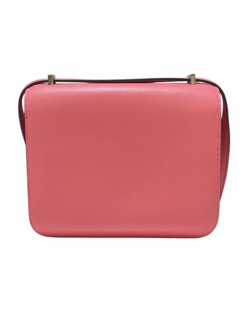 HERMES（エルメス）HERMES (エルメス) コンスタンス ミニ/ヴォースイフト/ローズアザレ/D刻印：2019年製造/シルバー金具 ローズアザレの古着・服飾アイテム