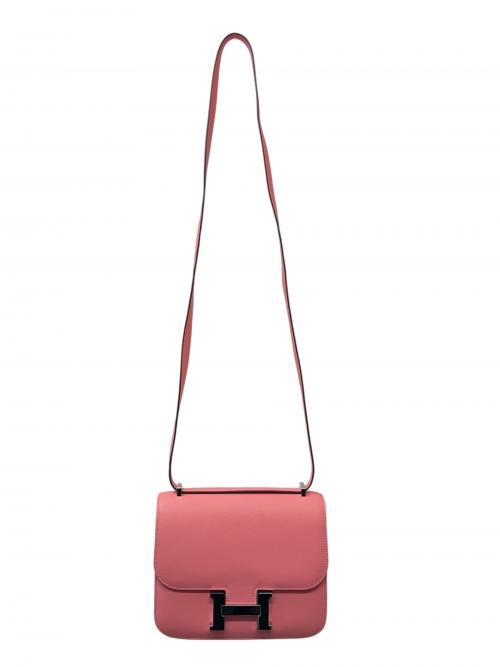 HERMES（エルメス）HERMES (エルメス) コンスタンス ミニ/ヴォースイフト/ローズアザレ/D刻印：2019年製造/シルバー金具 ローズアザレの古着・服飾アイテム