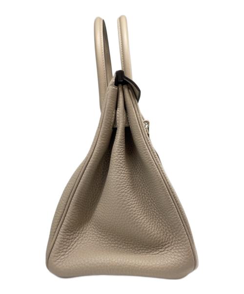 HERMES（エルメス）HERMES (エルメス) バーキン 30/T刻印:2015年製/トゴ/トレンチ/シルバー金具 トゥルティエールグレー サイズ:30の古着・服飾アイテム