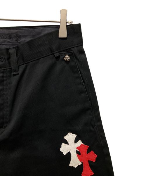 CHROME HEARTS（クロムハーツ）CHROME HEARTS (クロムハーツ) CH PLUS CROSS PATCH CHINO(CHプラス クロスパッチチノ) ブラック サイズ:W32の古着・服飾アイテム