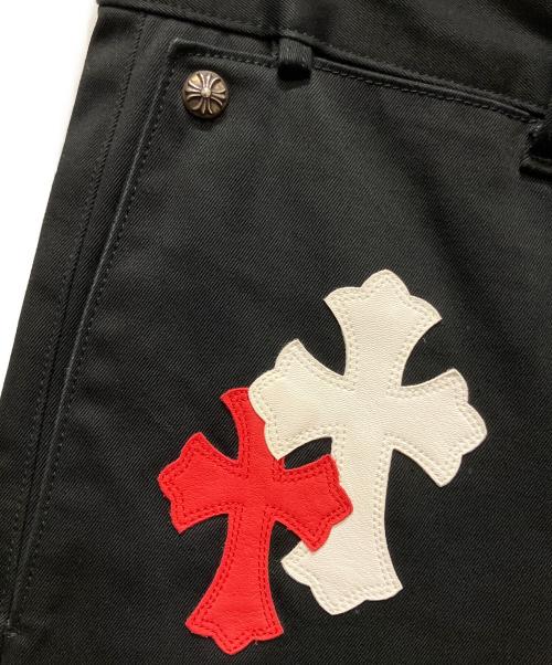 CHROME HEARTS（クロムハーツ）CHROME HEARTS (クロムハーツ) CH PLUS CROSS PATCH CHINO(CHプラス クロスパッチチノ) ブラック サイズ:W32の古着・服飾アイテム