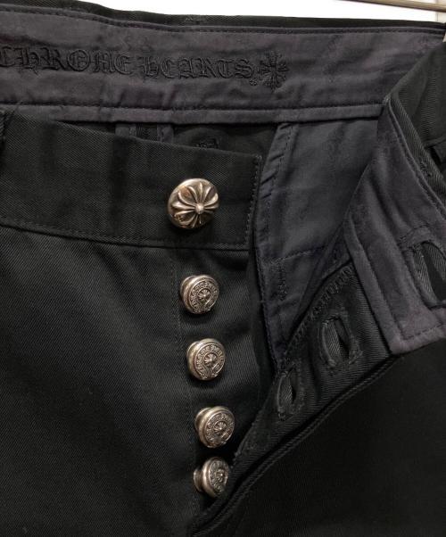 CHROME HEARTS（クロムハーツ）CHROME HEARTS (クロムハーツ) CH PLUS CROSS PATCH CHINO(CHプラス クロスパッチチノ) ブラック サイズ:W32の古着・服飾アイテム